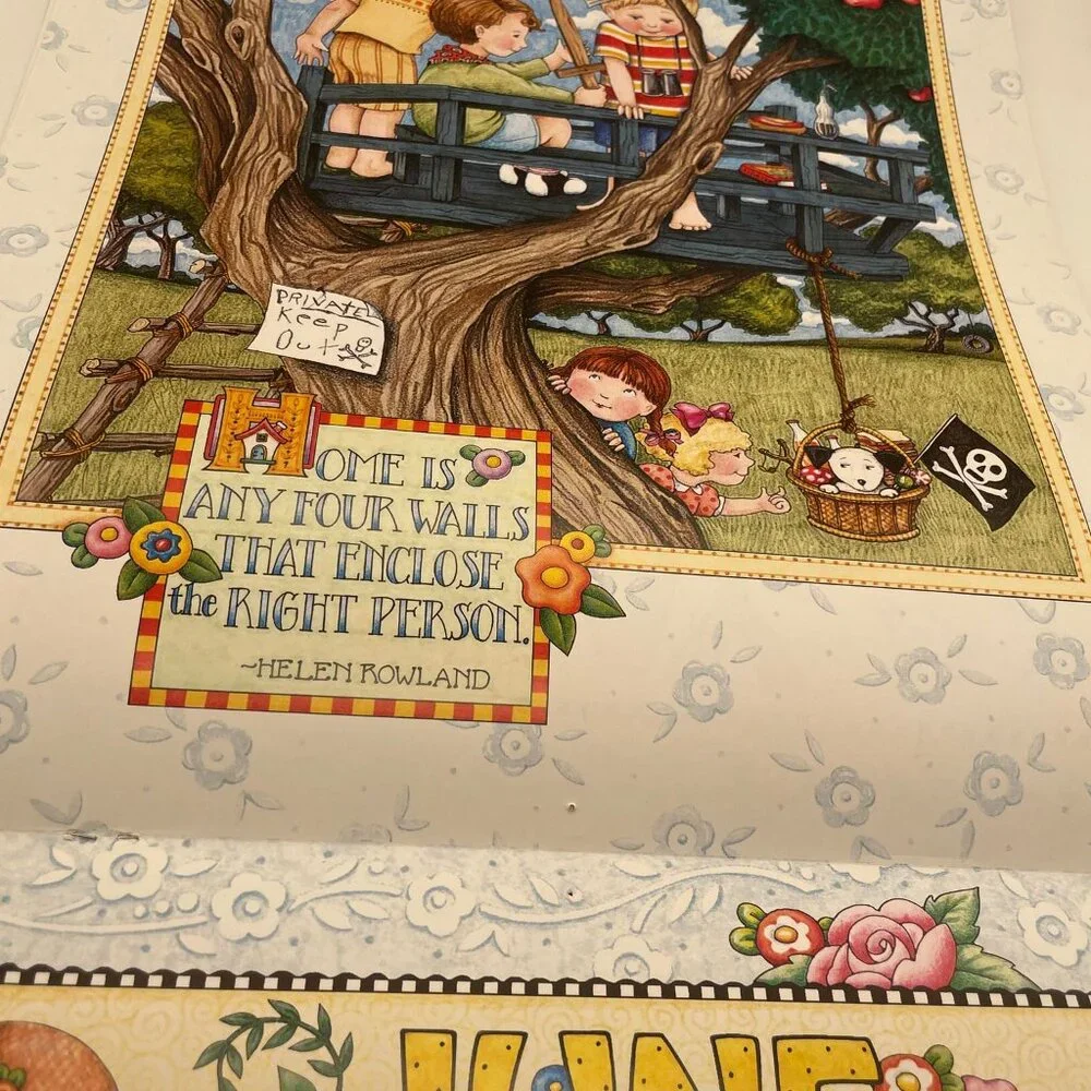EUC Mary Engelbreit 2003 Home is Where You Hang Your Hat Calendar